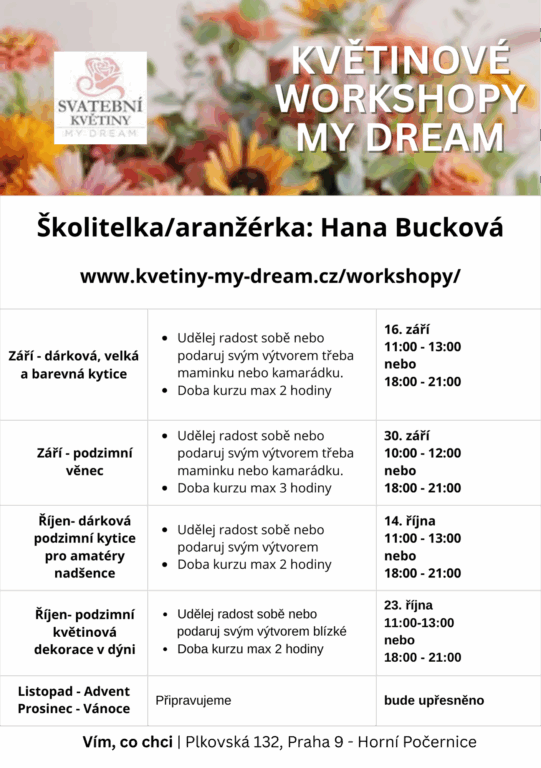 Květinové workshopy my dream
